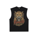 Fearless Raw Edge Cut-Off Tee