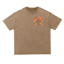 Repent Field of Flowers Heavyweight Oversize Acid Wash Tee - 300 GSM