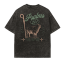 Psalms 23 Vintage Washed Frayed Edge T-Shirt